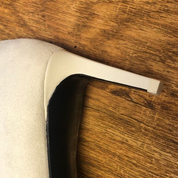 Rag & Bone Beha White Suede Leather Stiletto Ankle Boot Size 11 (41) - Picture 8 of 16